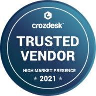 Crozdesk Trusted vendor award