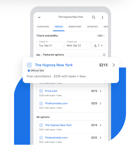 Google-Hotel-Finder